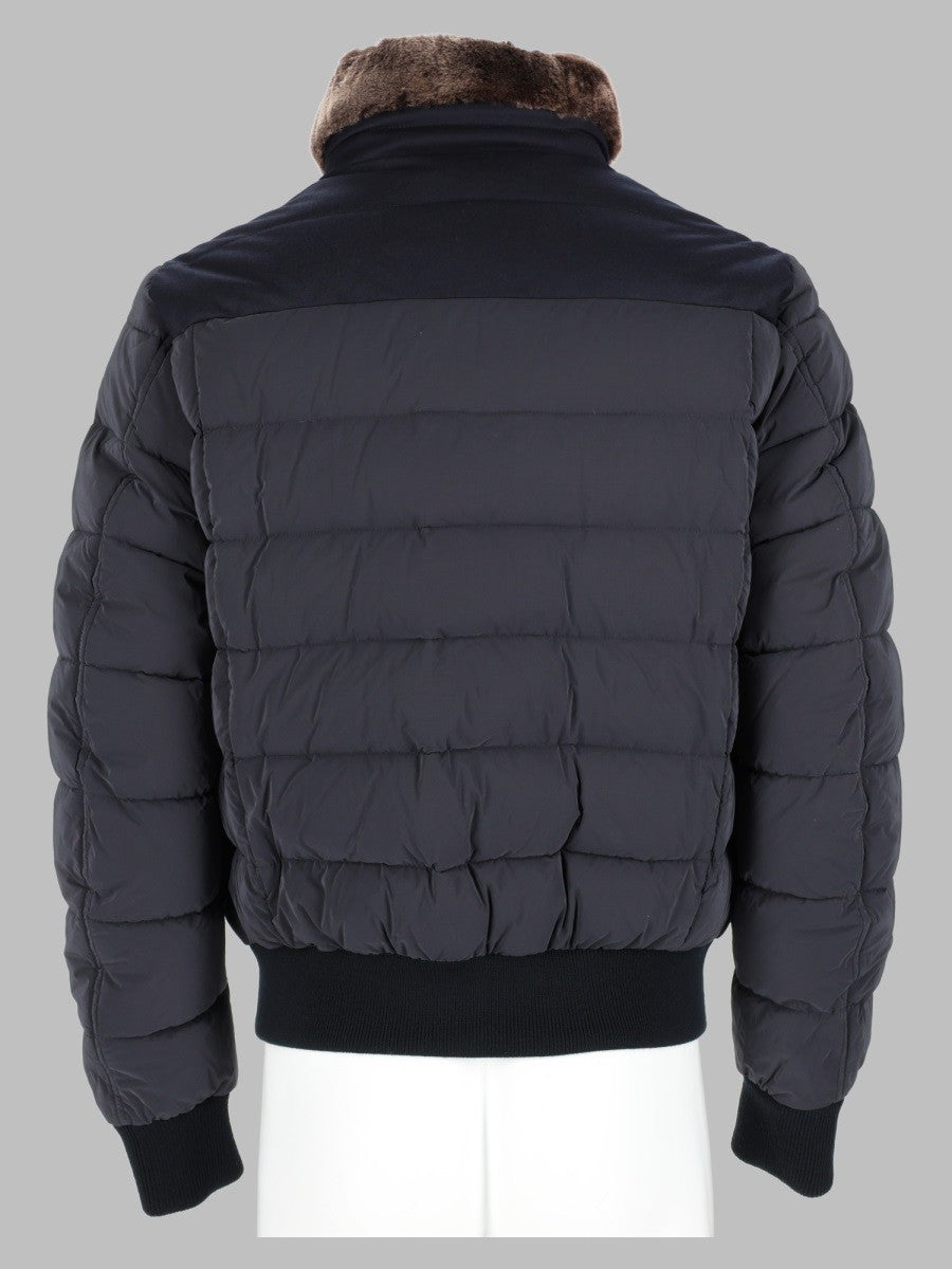 MooRER Men's Giubbotto Imbottito Fantoni Blue