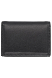 Givenchy men’s card holder antigona black leather with textured surface and precise stitching for business use