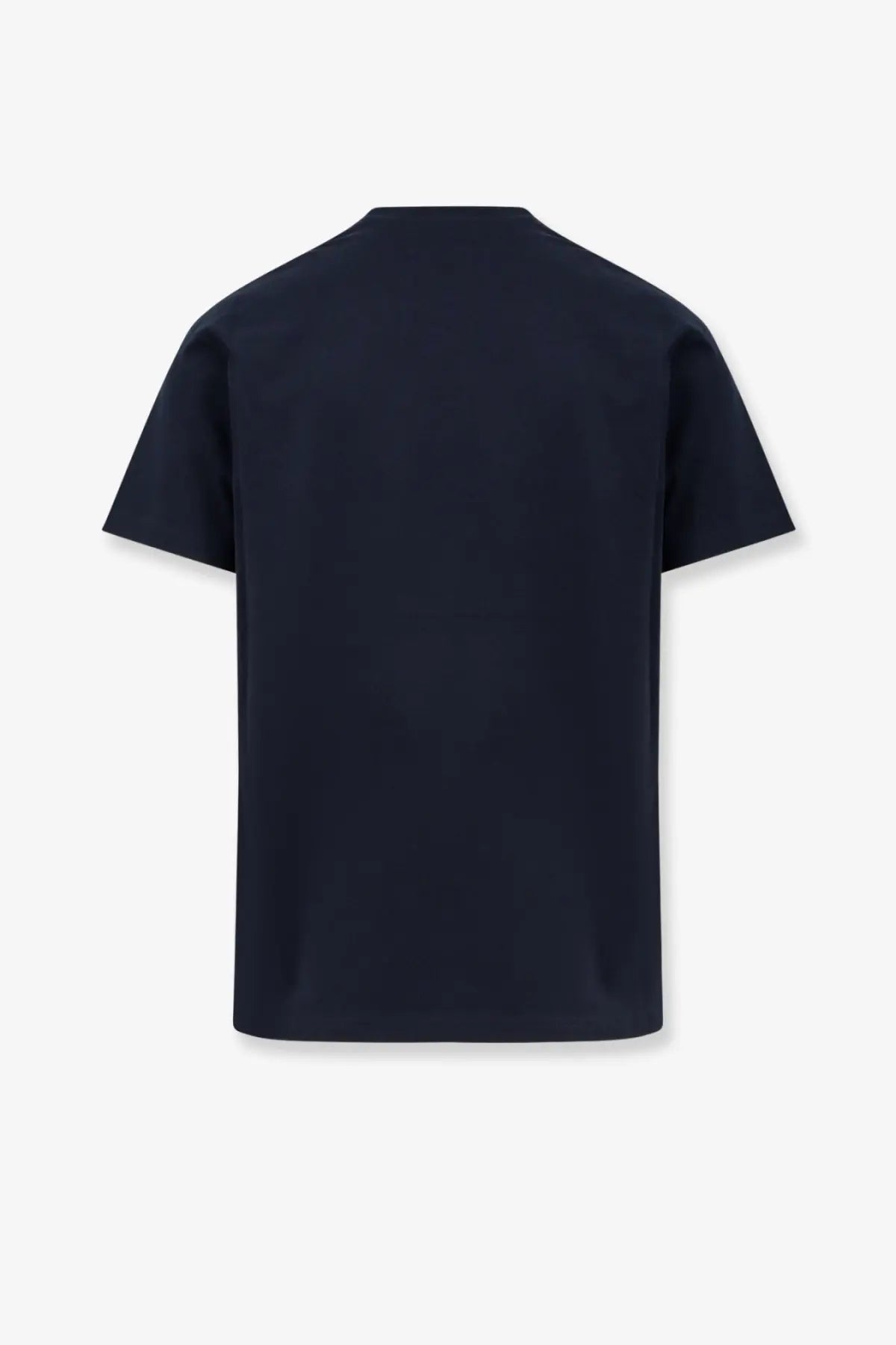 Dark navy blue short-sleeved minimalist t-shirt in cotton by Givenchy menswear with a simple design