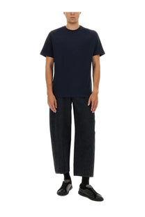 Navy blue Givenchy men’s regular fit short-sleeved crew neck t-shirt made of comfortable fabric