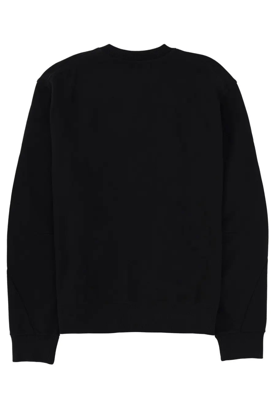 Black Givenchy men’s crewneck sweatshirt with ribbed cuffs and hem made from comfortable cotton blend fabric