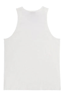Givenchy men’s white sleeveless tank top with a minimalist design made from soft breathable fabric