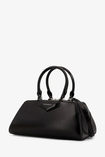 Givenchy women’s antigona small leather crossbody bag in black with sleek structured design and polished leather handles