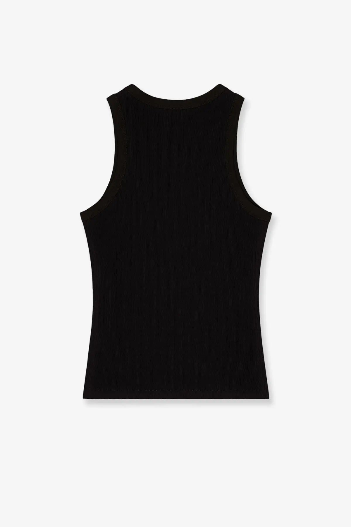 Givenchy women’s black ribbed knit sleeveless cotton blend tank top perfect for casual wear