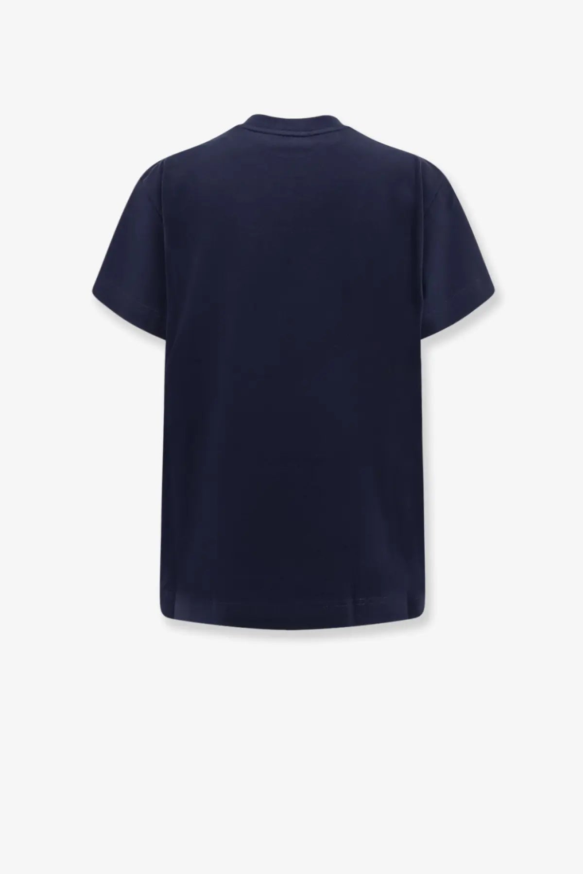 Navy blue short-sleeved cotton t-shirt for women by Givenchy shown from the front in a casual style