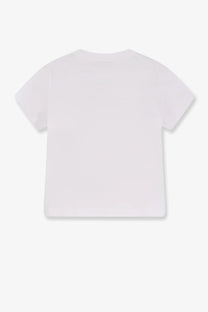 Givenchy women’s white cotton short-sleeved t-shirt with a simple clean design perfect for casual wear