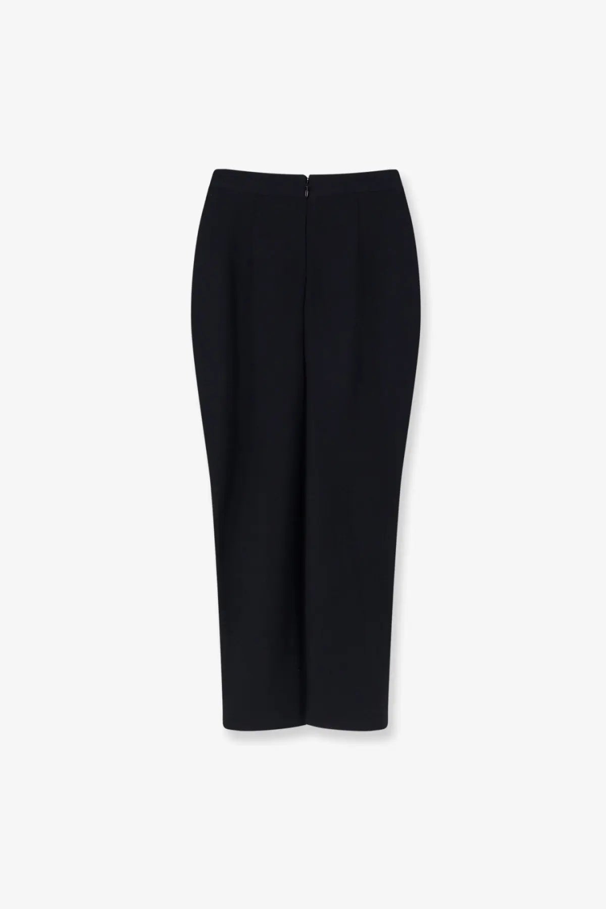 Givenchy women’s black high-waisted straight-leg trousers with sleek minimalist design shown from the back