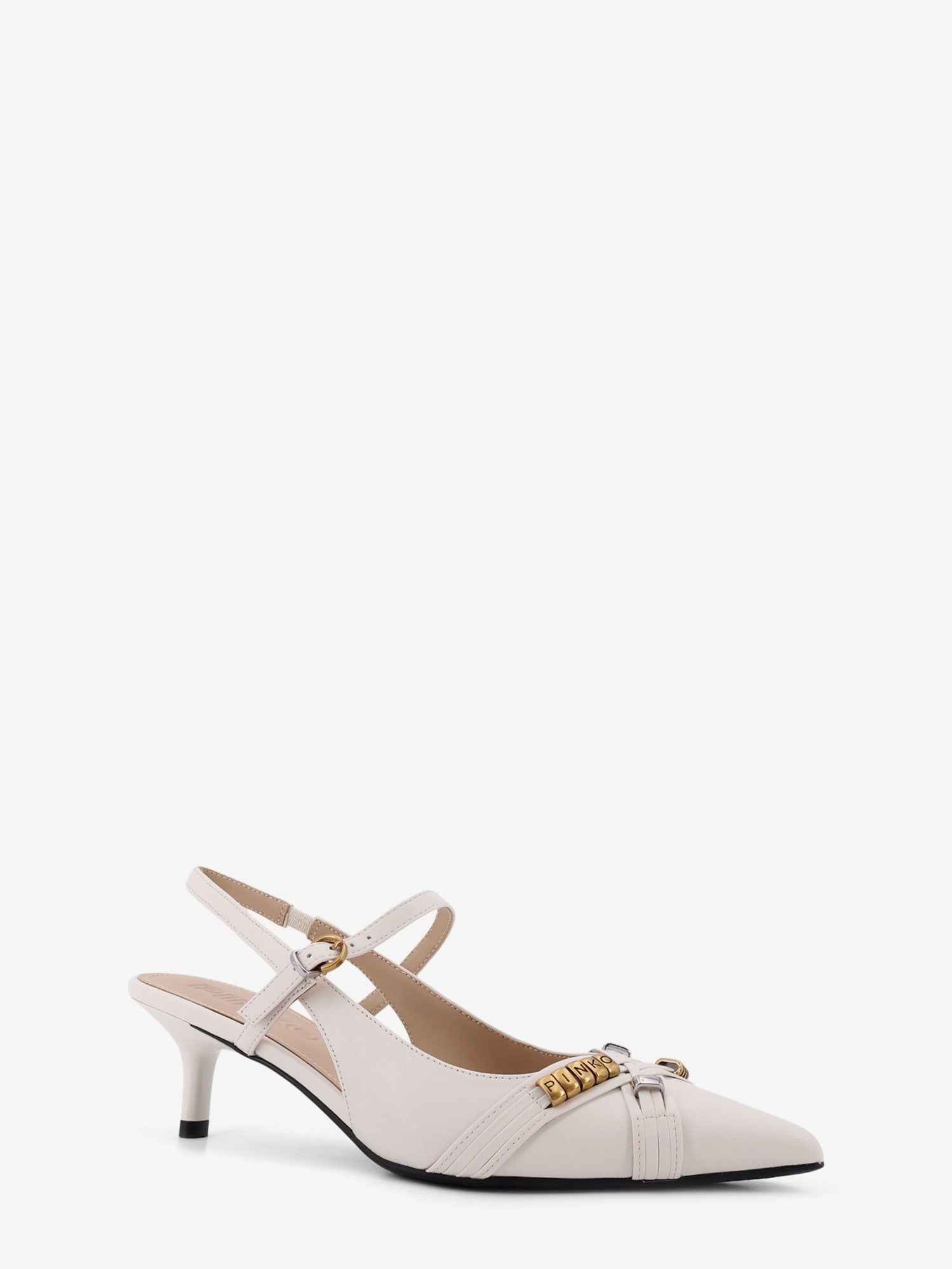 Pinko Women's Gloria Leather Pump White