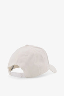 Golden Goose men’s demos beige cotton blend baseball cap with curved brim and adjustable strap off-white cotton