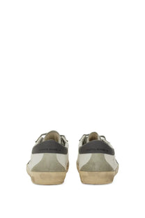 Golden Goose Men’s Super Star white gray suede distressed sneakers