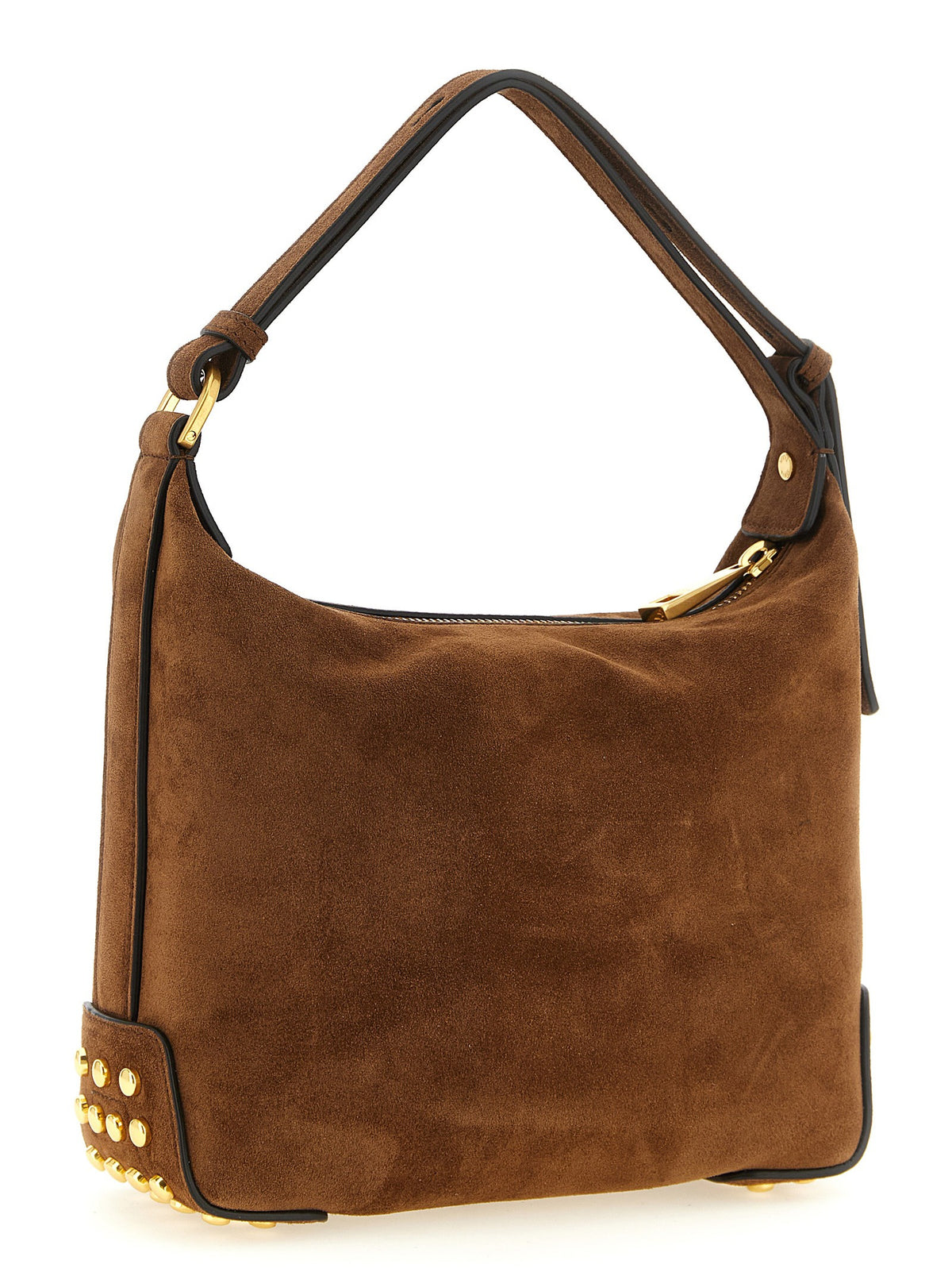 Tod's Gommini Mini Suede Shoulder Bag Brown