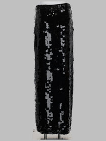P.A.R.O.S.H Women's Gonna Con Macro Paillettes Black