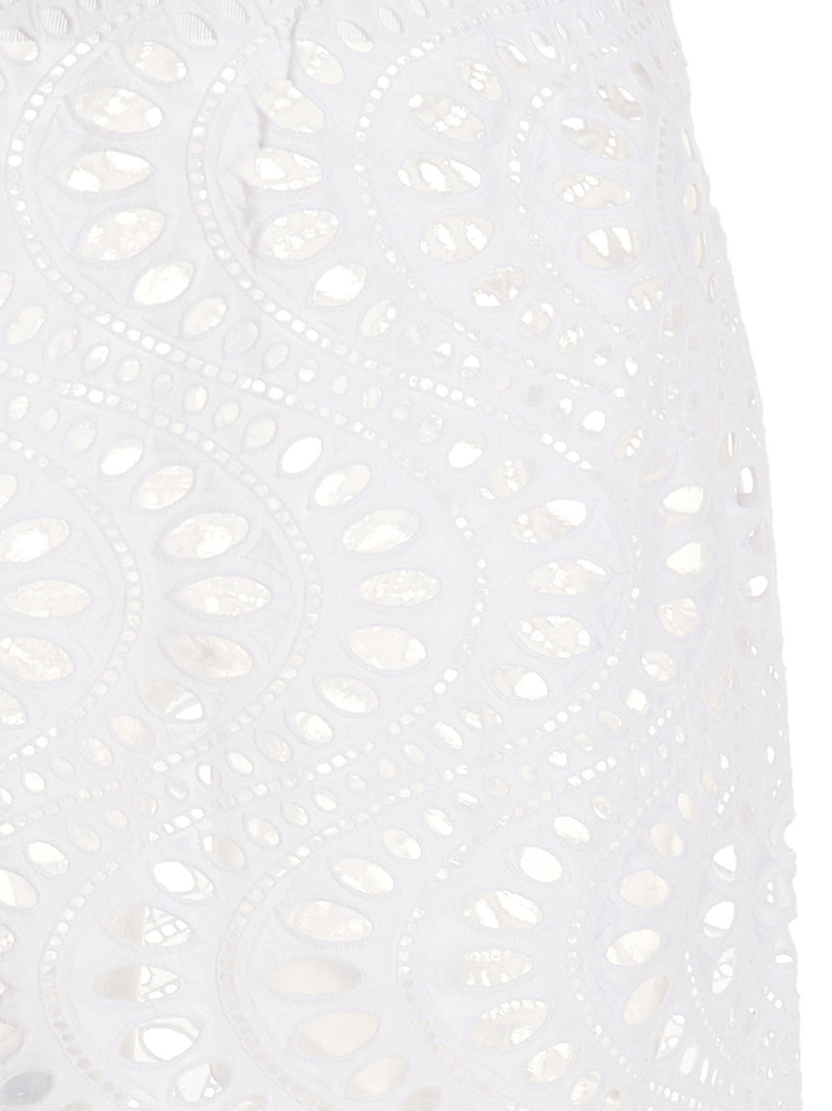Giambattista Valli Gonna Lunga Macramè White