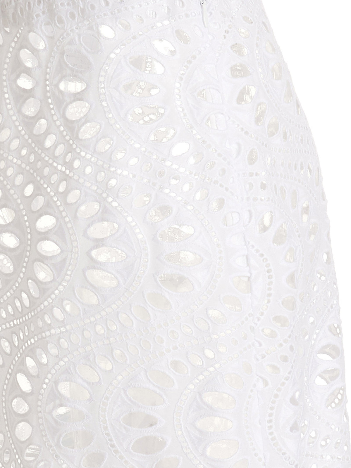Giambattista Valli Gonna Lunga Macramè White