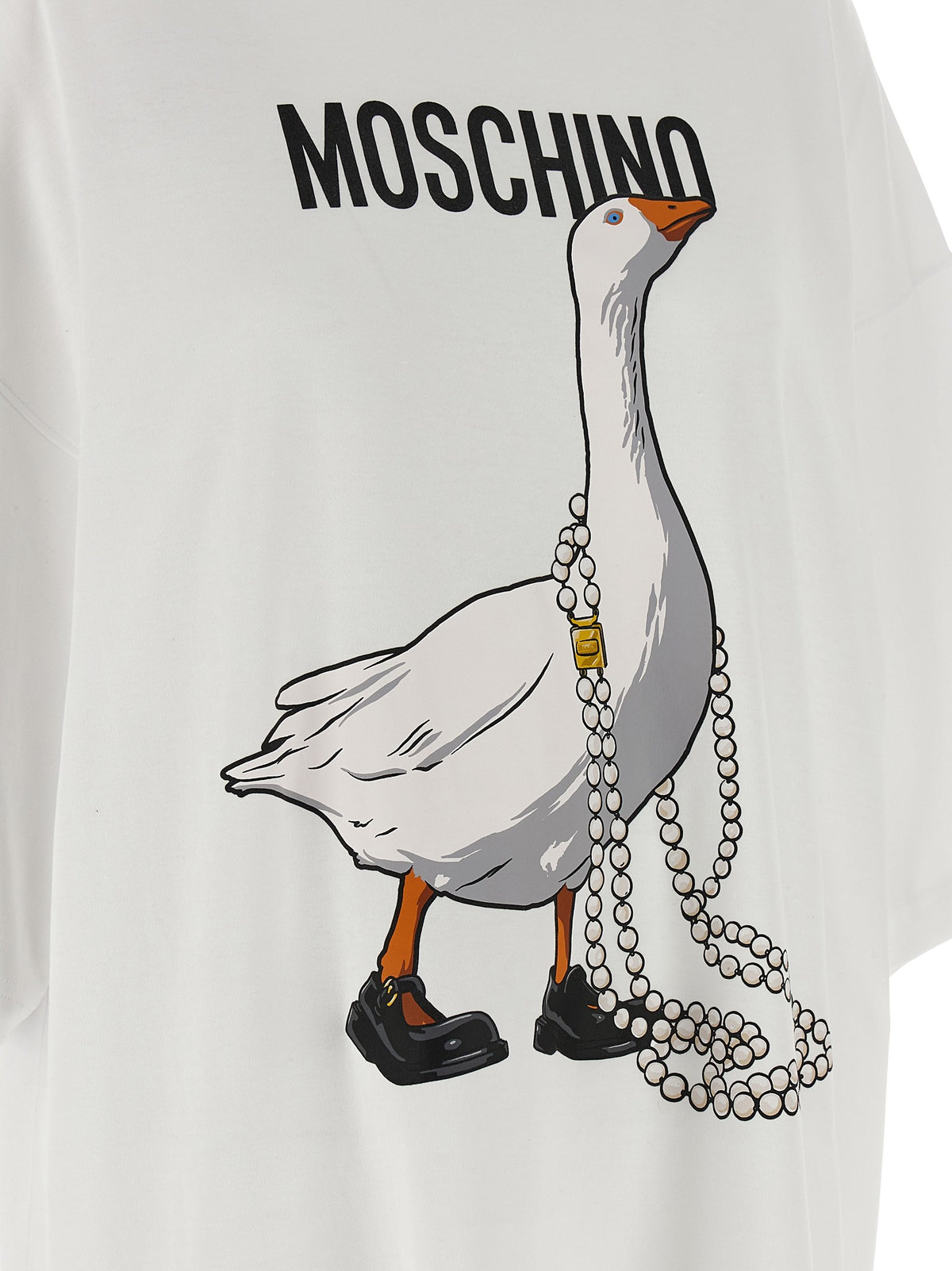 Moschino Goose Dress White