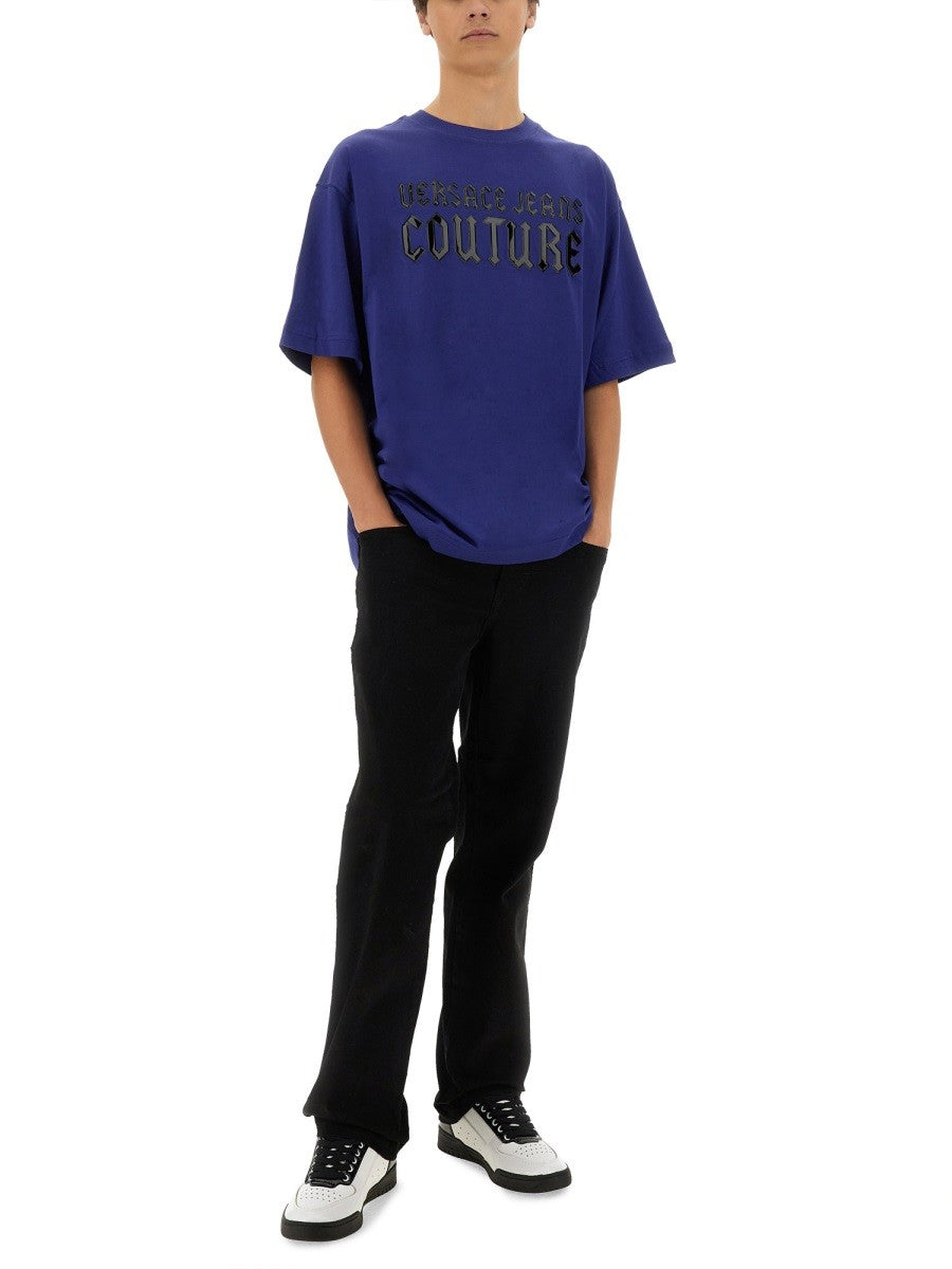 Versace Jeans Couture Men's Gothic Shirt Blue