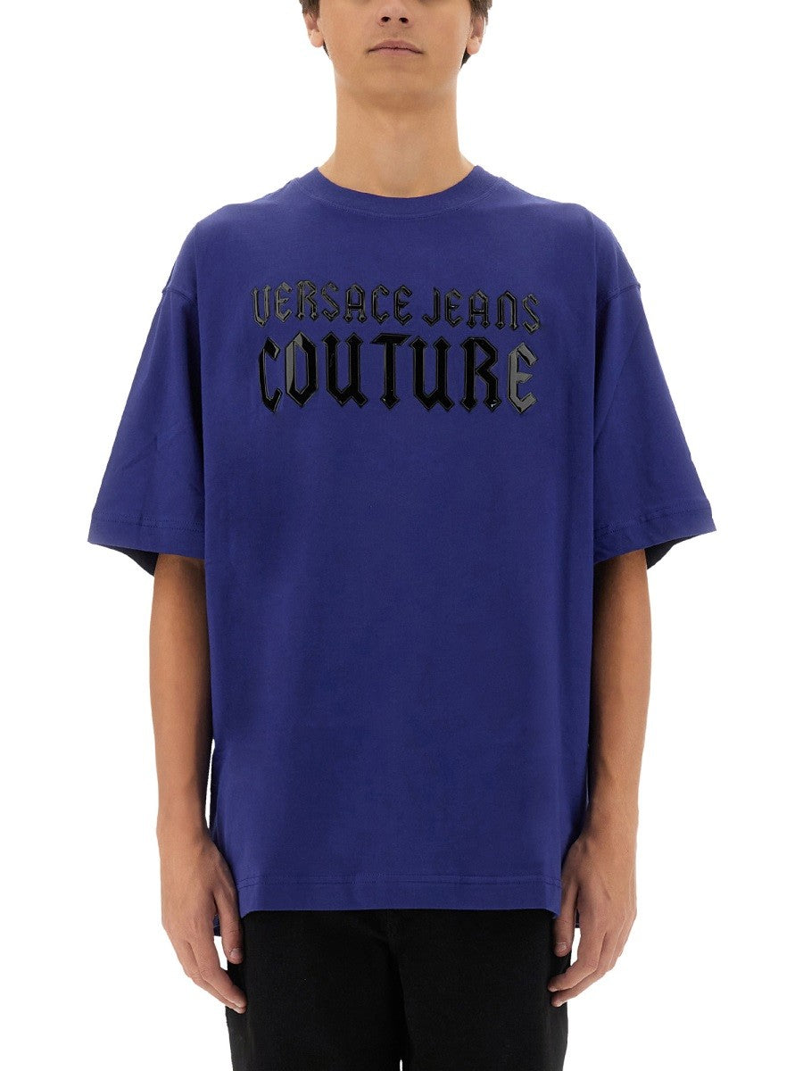Versace Jeans Couture Men's Gothic Shirt Blue