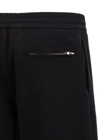 Alexander McQueen Graffiti Bermuda Shorts Black