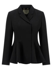 Fendi Grain De Poudre Blazer Black