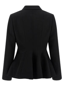 Fendi Grain De Poudre Blazer Black