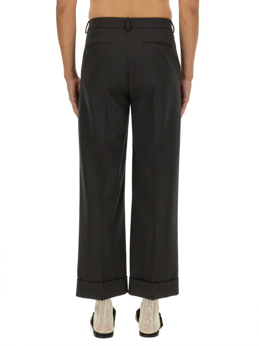Valentino Men's Grain DE Poudre Pants Grey