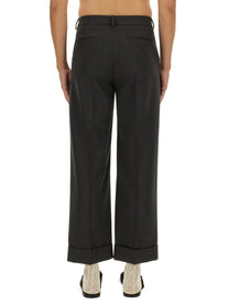 Valentino Men's Grain DE Poudre Pants Grey