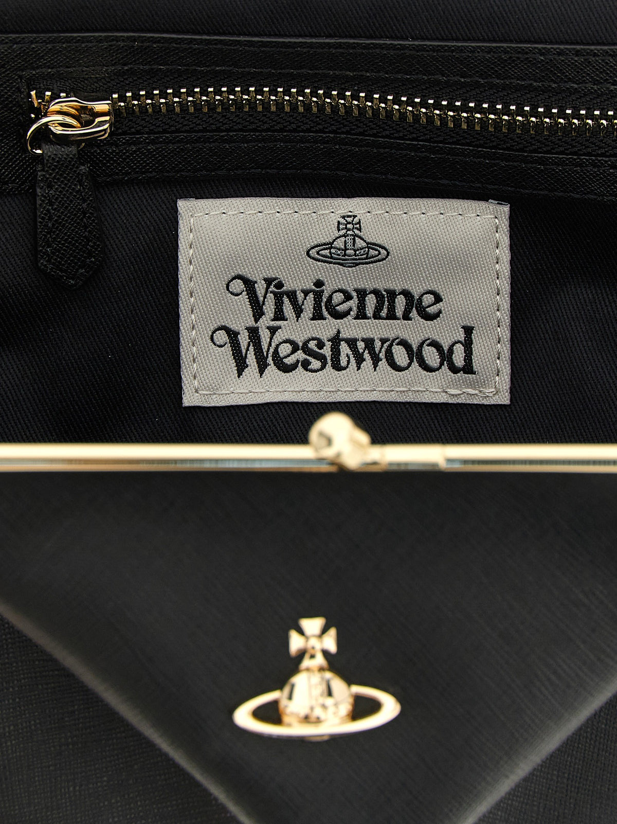 Vivienne Westwood Granny Frame Handbag Black