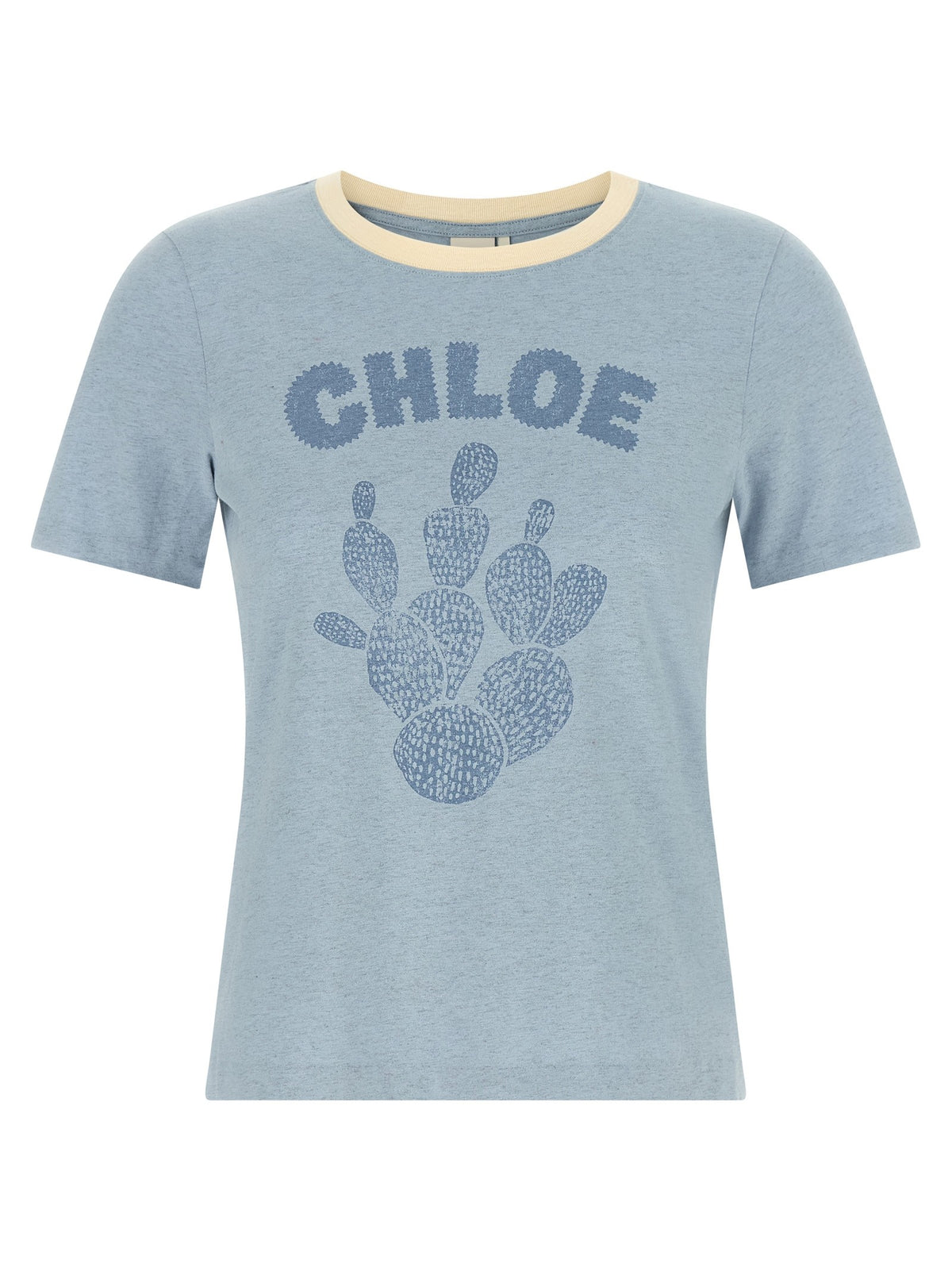 Chloé Graphic Print Shirt Blue