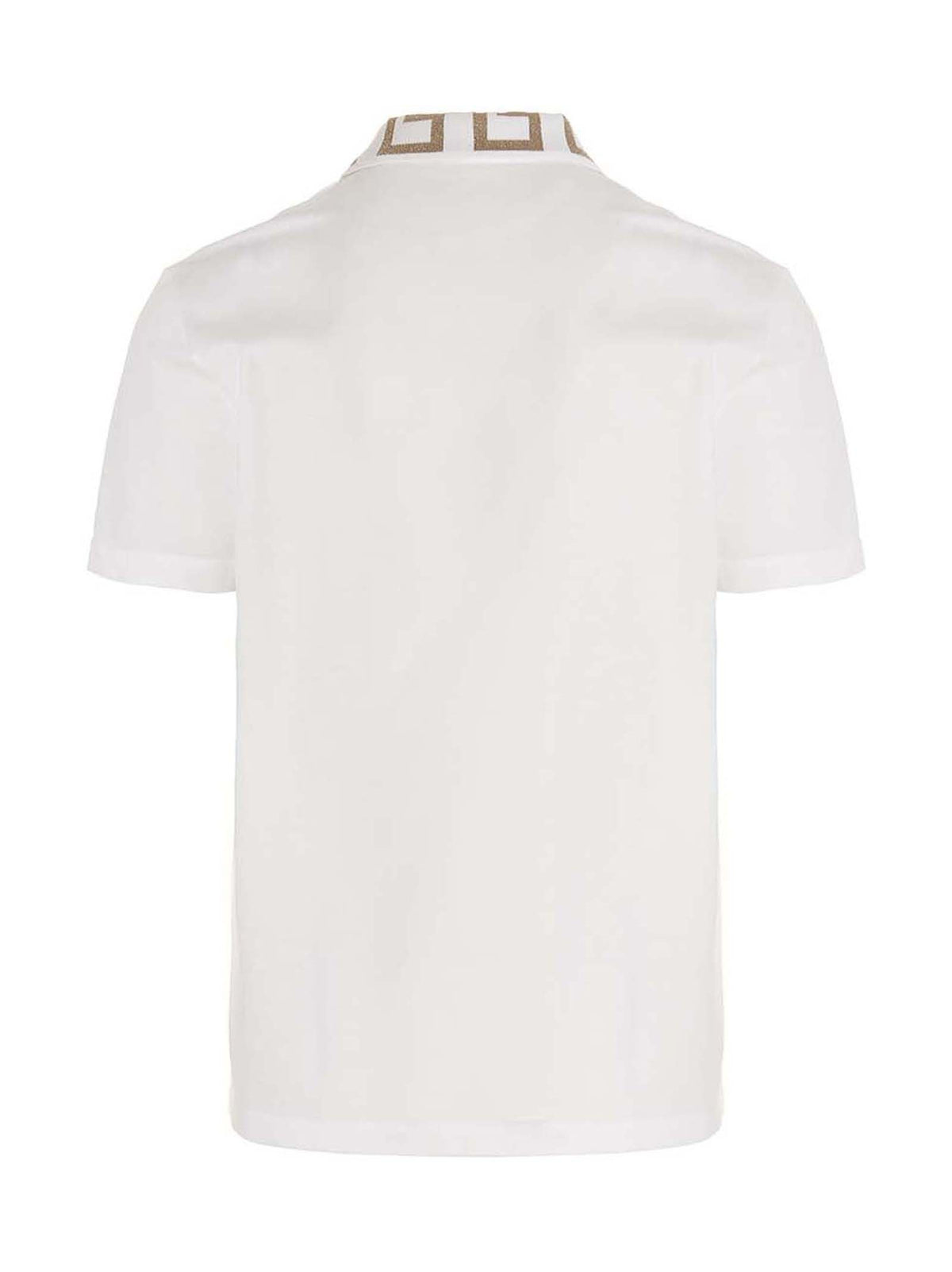 Versace Greca Polo Shirt White