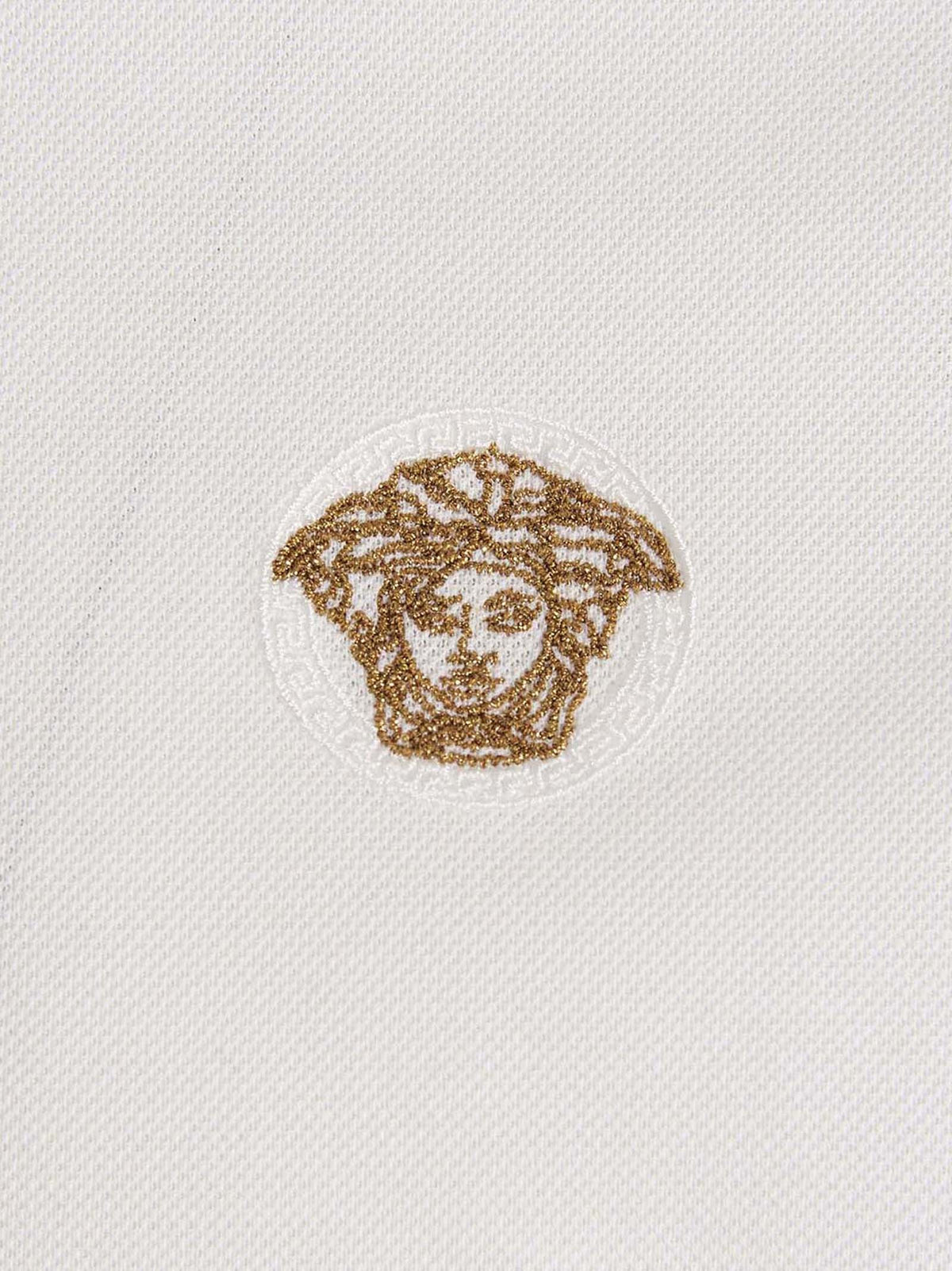 Versace Greca Polo Shirt White
