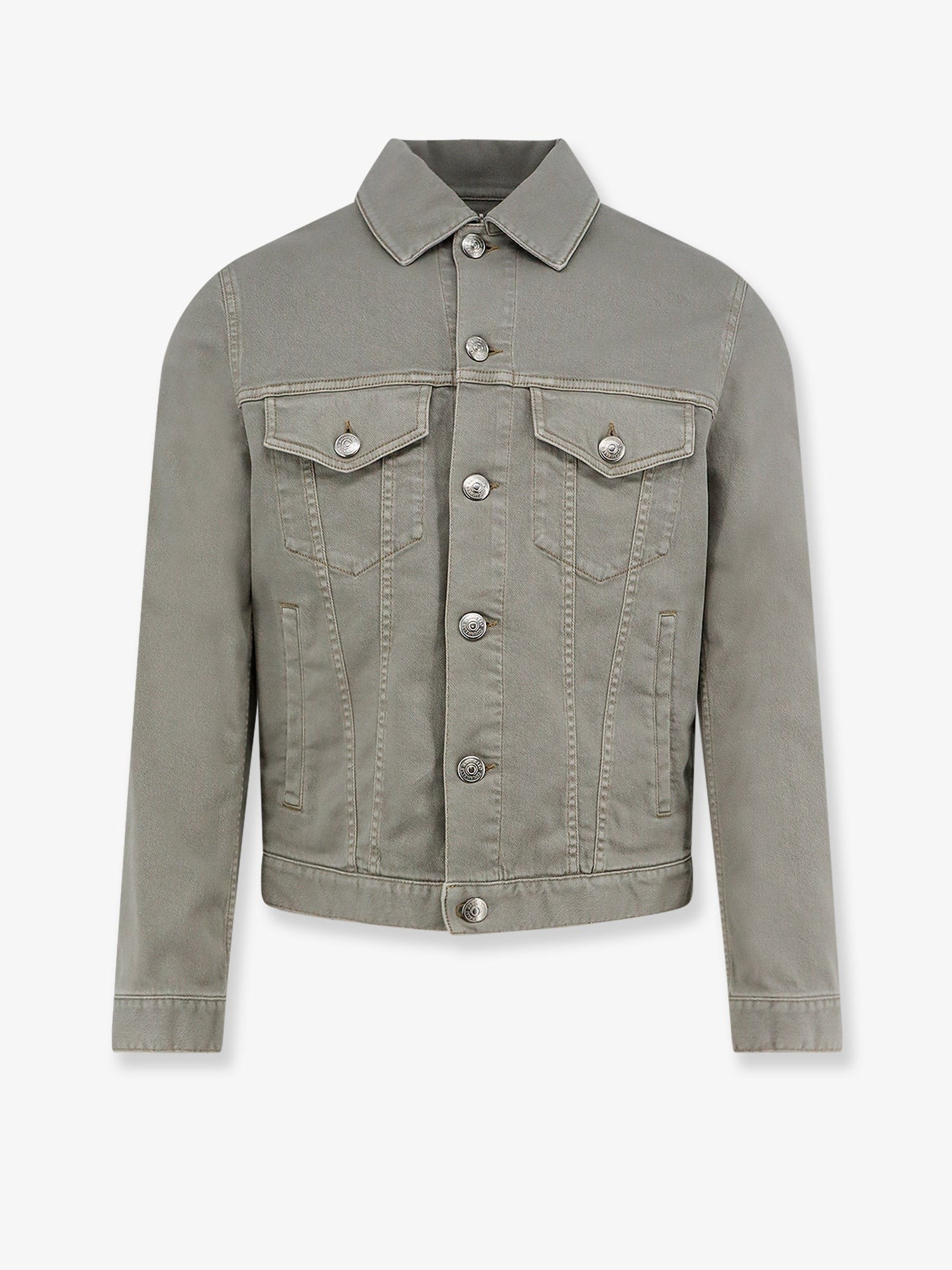 Brunello Cucinelli Men's Denim Jacket Grey