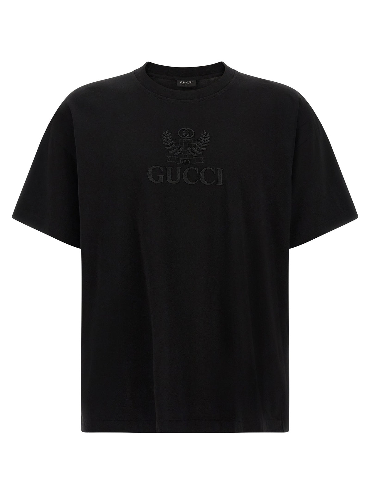 Gucci Gucci Incrocio GG Embroidered Shirt Black