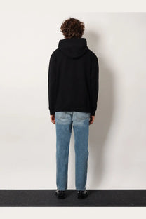 Gucci men’s black cotton sweatshirt with relaxed fit and ribbed cuffs ideal for casual wear