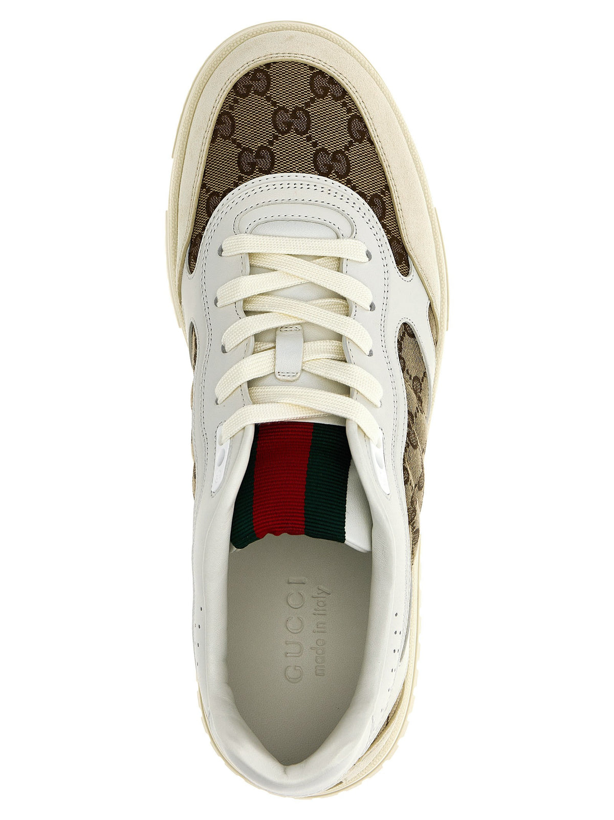 Gucci Gucci Re Web Sneakers Beige