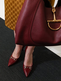 Gucci Women's Morsetto Pumps Red