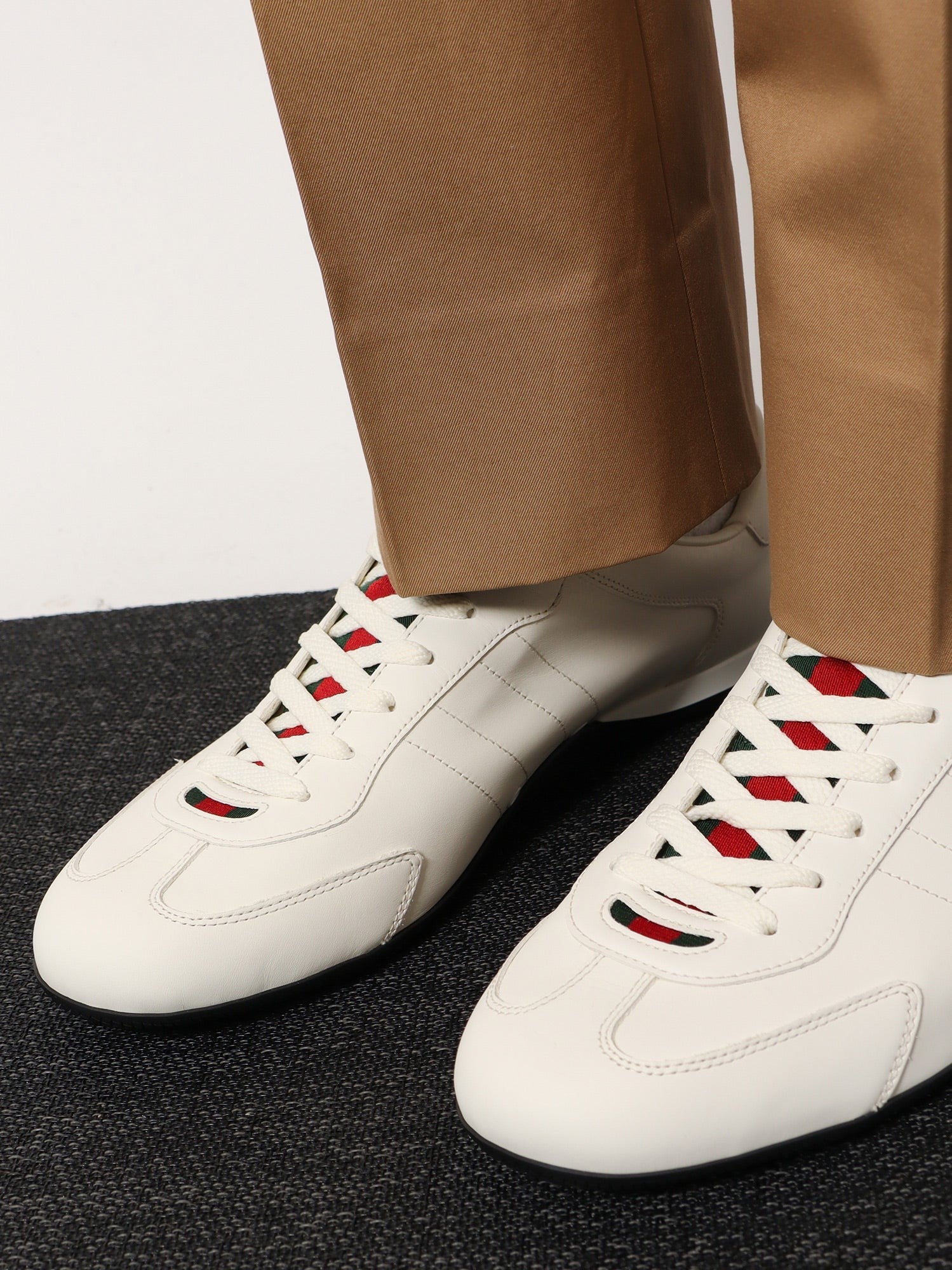 Gucci Men's Gucci Shift Leather Sneakers White