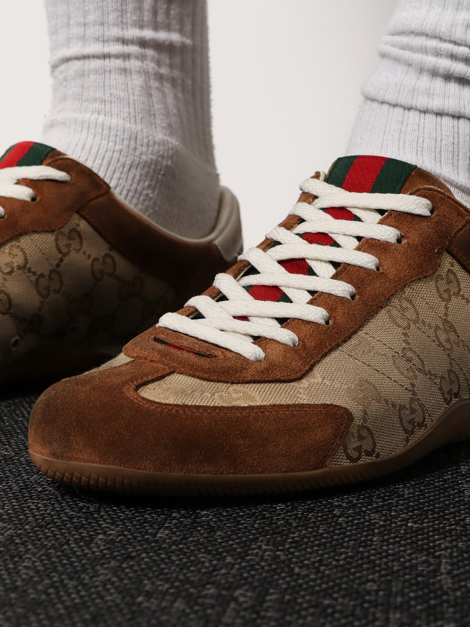 Gucci Men's Gucci Shift Sneakers Brown
