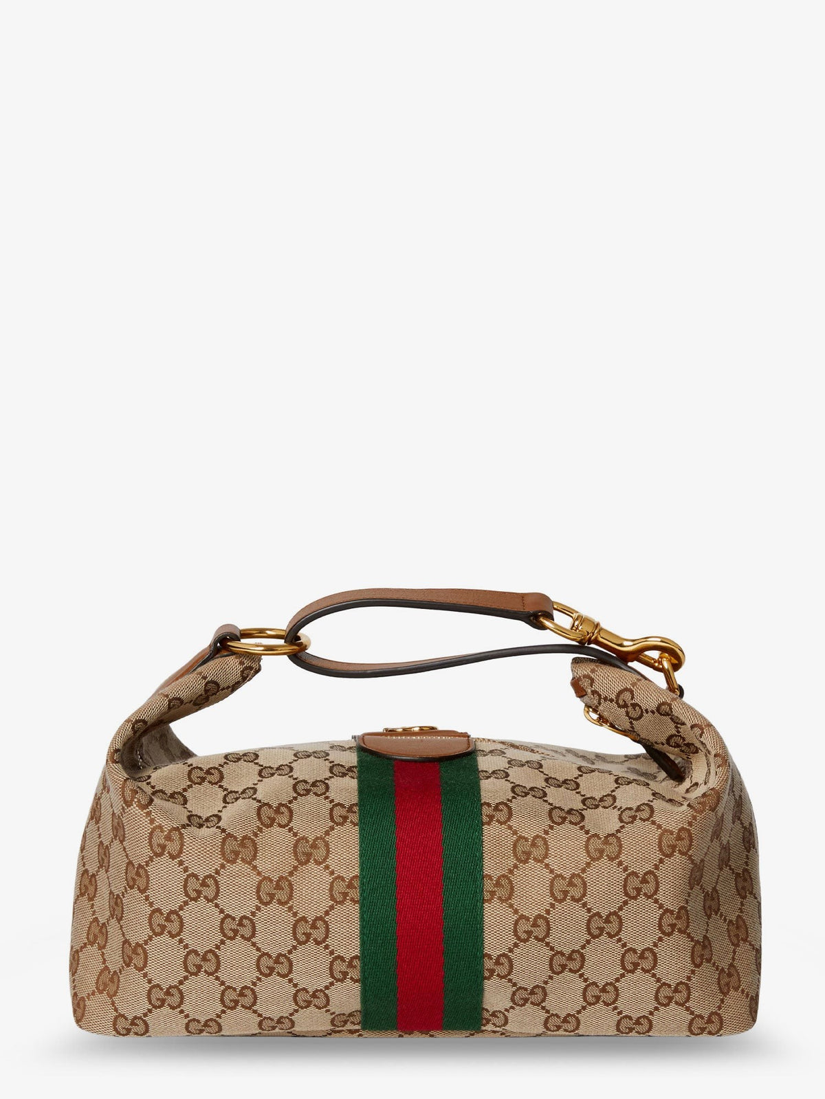 Gucci Women's Gucci Vanity GG Fabric Handbag Brown