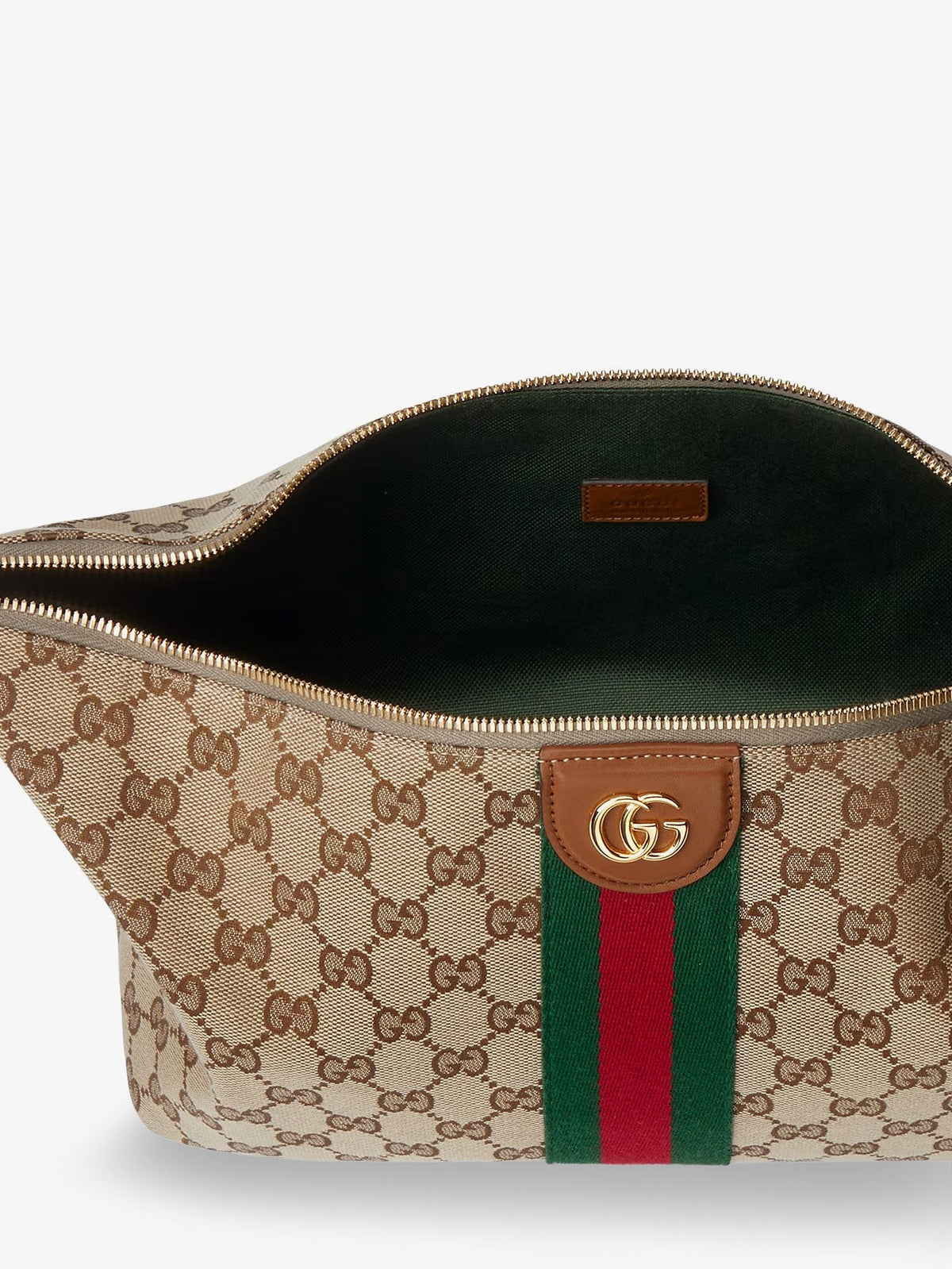 Gucci Women's Gucci Vanity GG Fabric Handbag Brown