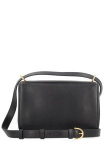Gucci women’s bag Siena black black leather crossbody with gold tone hardware and detachable strap