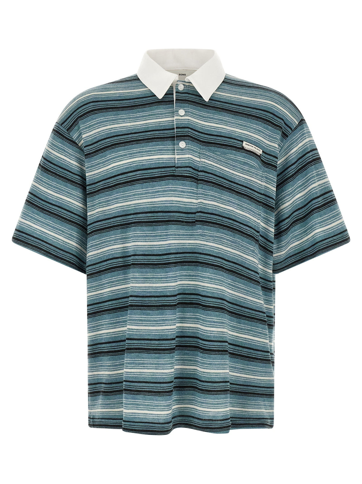 Song For The Mute Gym Polo Shirt Blue