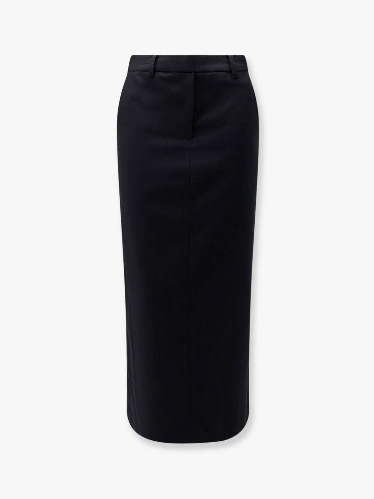 DUNST Women's Line Long Skirt Black