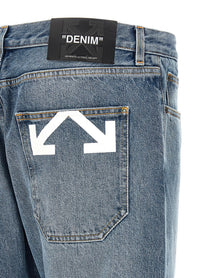 Off-White Half Arrow Jeans Blue