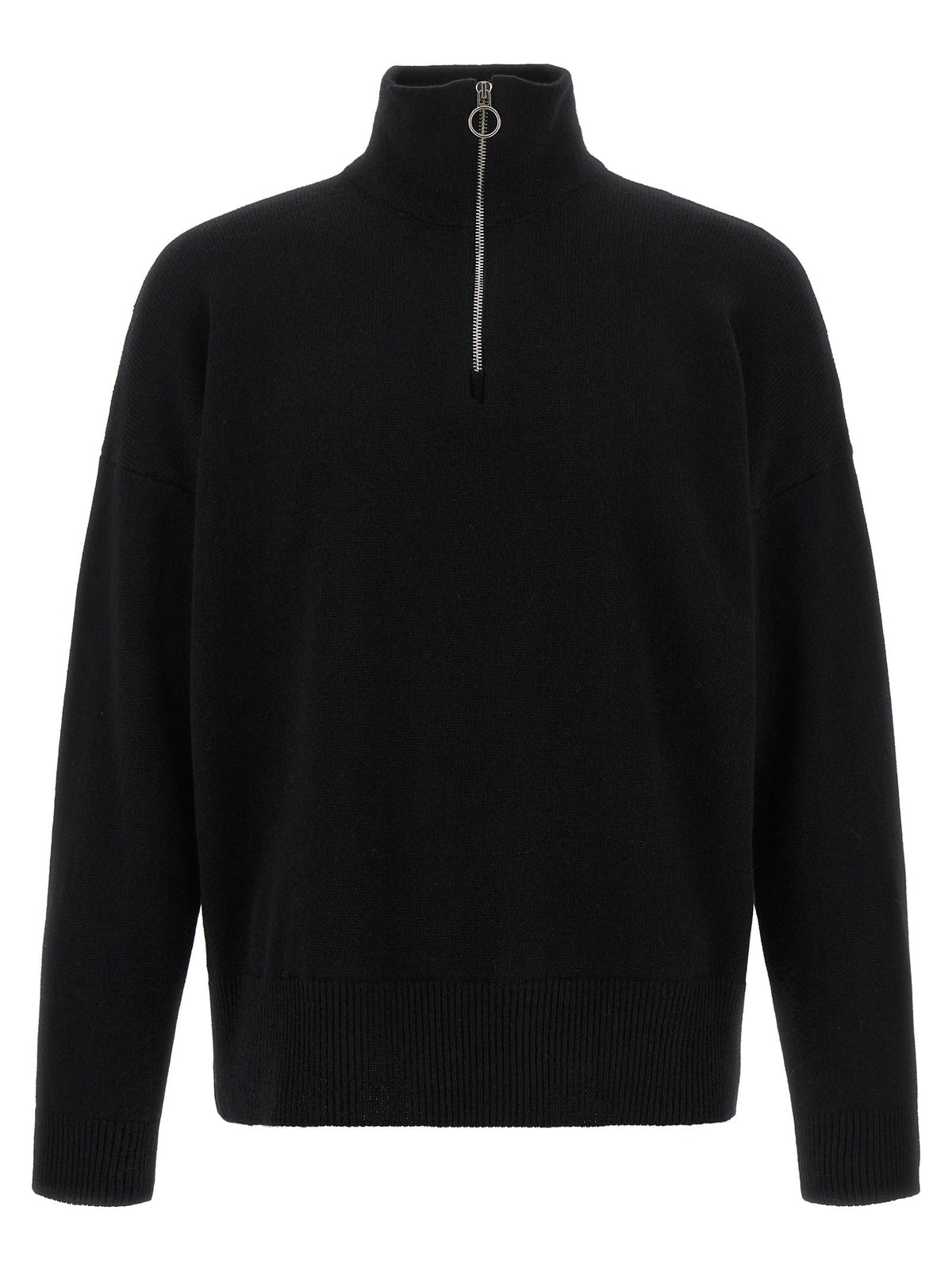 Larmeri Studio Half Zip Sweater Black