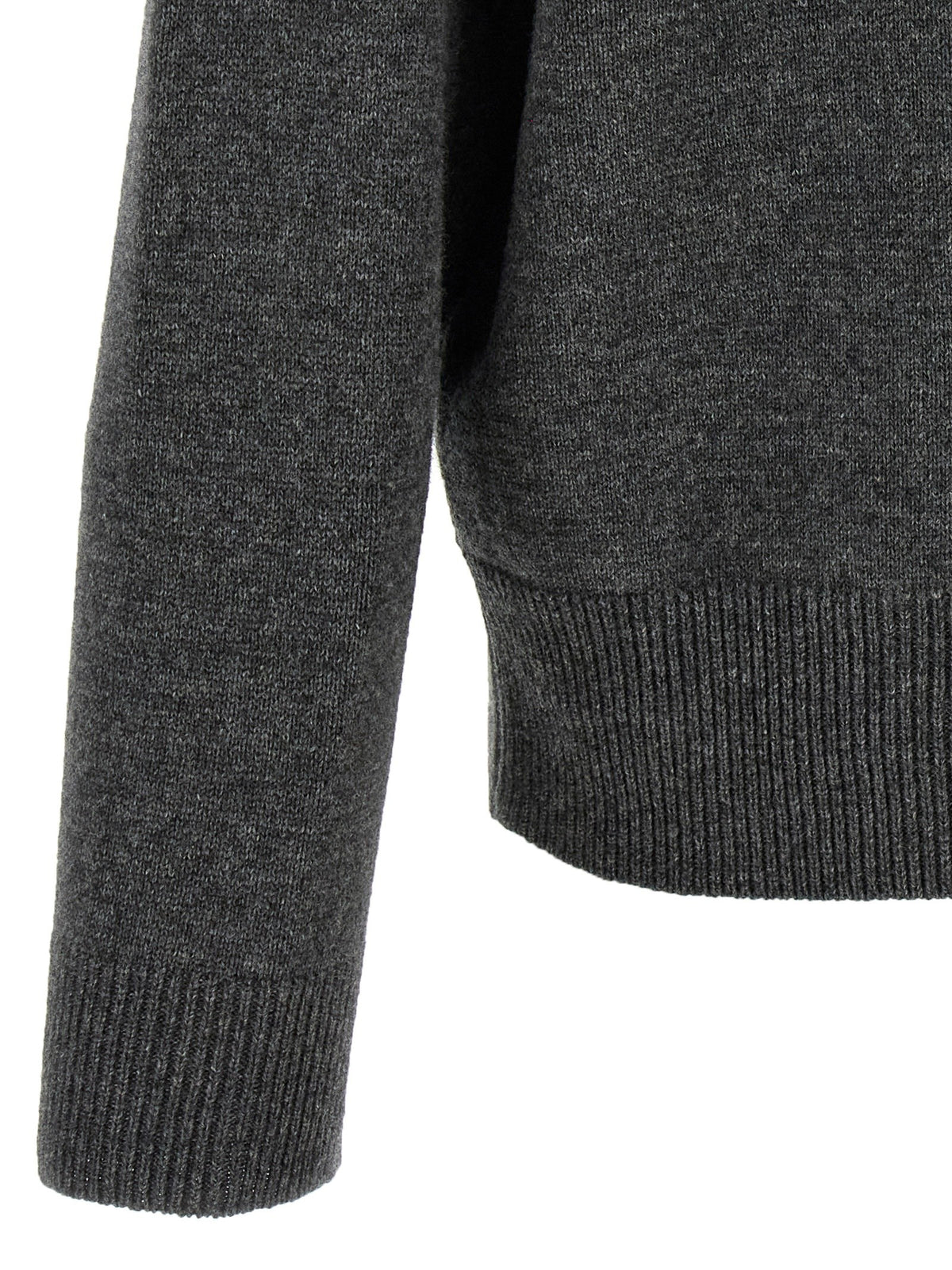 Larmeri Studio Half Zip Sweater Grey, view 4
