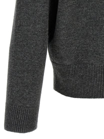 Larmeri Studio Half Zip Sweater Grey, view 4