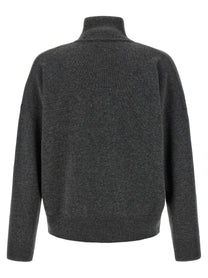 Larmeri Studio Half Zip Sweater Grey, view 2