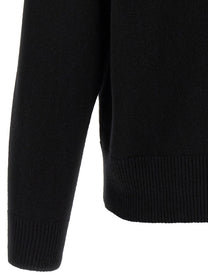 Larmeri Studio Half Zip Sweater Black, view 4