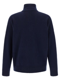 Larmeri Studio Half Zip Sweater Blue, view 2
