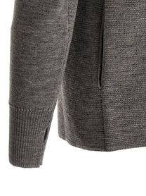 ma' ry' ya Half Zip Sweater Grey
